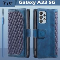 For Samsung Galaxy A33 5G case magnetic flip Leather stand wallet Cover on For Samsung A33 case Coque Samsung A33 phone case