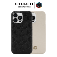 เคส Coach รุ่น Leather Slim Wrap Case - iPhone 14 Pro / 14 Pro Max by Vgadz