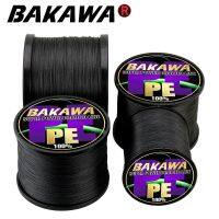 [HUYE Outdoor Store] BAKAWA 4เส้น300เมตร500เมตร1000เมตรสายการประมงถัก P ESCA ปลาคาร์พ M Ultifilament บินลวดญี่ปุ่น100 Pe ลอยสาย