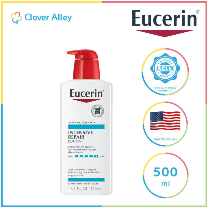 Eucerin Intensive Repair Body Lotion for Very Dry Skin, 16.9 Fl Oz