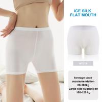 Sinstrong Ice Silk High Waist Safety Pants Boxer Women Thin Sliming Fit Women Summer Shorts Double Layer Seamless Safety Pants