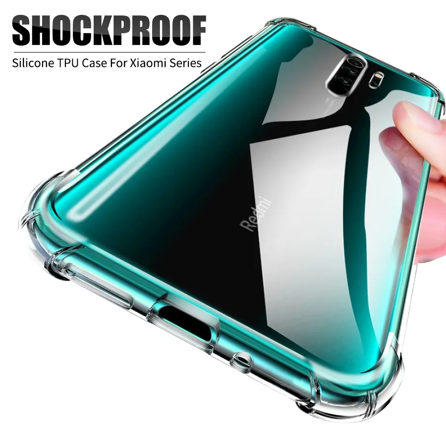 Four Corner Fall Prevention Shockproof Airbag Case For Xiaomi Mi 11 Lite 11t 10t 9t Pro Redmi Note 11 11s 10 10s 9 9s 8 7 6 9t 9a 9c 8a 7a