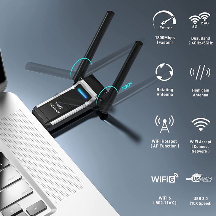 ax1800m-usb-wifi-6-adapter-802-11ax-for-pc-usb-3-0-wifi-dongle-5-ghz-2-4-ghz-high-gain-wireless-network-adapter