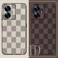 เคส YJD สำหรับ Realme C55ลายไม้ขอบนิ่มเคสโทรศัพท์กันกระแทกหรูหรา