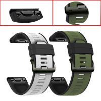 ₪✘ 22mm Silicone Quick Easy Fit Strap For Garmin Fenix 5 Plus 6 Pro/Approach S62/Forurenner 945 935 Smartwatch Wristband Bracelet