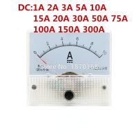 85c1-a เครื่องวัดแผงมิเตอร์แอมแปร์มิเตอร์ Dc แบบอนาล็อก1a 2a 3a 5a 10a 20a 30a 75a 50a 150a แอมมิเตอร์เชิงกลกระแสมาตรวัดแอมป์