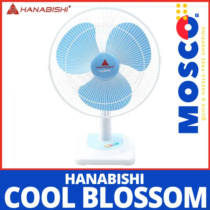 Hanabishi Cool Blossom l 16inch, Desk Fan with Thermal Fuse Lazada PH