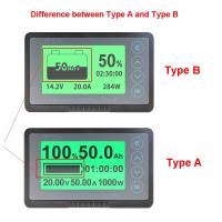 TF03K 100A ลิเธียมจอแสดงผลแบตเตอรี่ตัวบอกความจุเครื่องนับคูลอมบ์มิเตอร์สำหรับเครื่องตรวจจับแบตเตอรี่ตะกั่วกรด120V