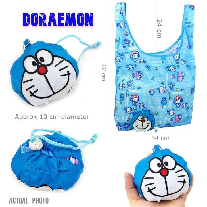 Foldable Shopping Eco Bag Doraemon Lazada PH