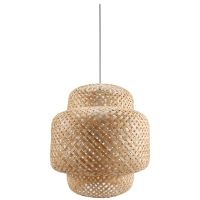 Modern Bamboo Pendant Light Rattan Lights Fixture Bamboo Wicker Chandelier Basket Light Fixture Ceiling Hanging Lamp