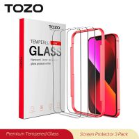 [HOT DOLXIOWEOH 539] TOZO 3ชิ้นกระจกป้องกันสำหรับ iPhone 13 Pro 6.1นิ้วป้องกันหน้าจอฟิล์มนิรภัย