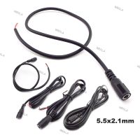 5.5x2.1mm 12V 5A DC Female Plug Power Supply  Cable DIY Extension 20 AWG Jack Cord DC Connector For LED Light CCTV 6TH