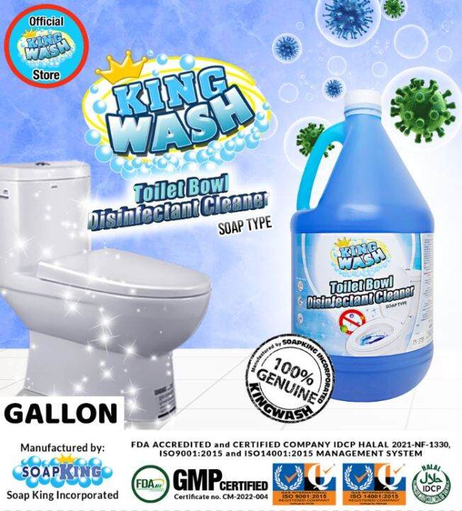 Kingwash Toilet Bowl Cleaner, King Wash Toilet Bowl Cleaner Soap Type