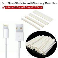 20Pcs White 3/4:1 Heat Shrink Tubing Wrap Wire For iPhone For iPad For Android For Samsung Data Line Heatshrink Tubes