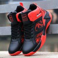 Basketball shoes-Autumn and winter men s high-top basketball shoes new men s sports shoes casual all-match Non-slip wear-resistant high-state combat boots tide