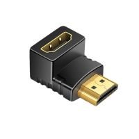 Male To Female 90 Derajat Angle HDMI-Konverter Kompatibel dengan HDMI untuk 1080P HDTV Cable Adaptor Converter Extender