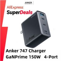 Anker เครื่องชาร์จ USB C,เครื่องชาร์จ747 Gangprime 150W, PPS ที่ชาร์จพับได้แบบติดผนังขนาดกะทัดรัดเร็ว4พอร์ตสำหรับ Macbook Pro/air,Ipad J28