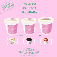 CLOUDY PUDDING VALUE SET 3 Flavor 12oz Original Strwbaba Boreno