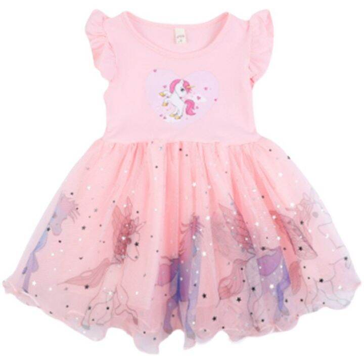 girls-clothes-2023-new-summer-princess-dresses-flying-sleeve-kids-dress-unicorn-party-baby-dresses-for-children-clothing-3-8y