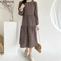 2021 Spring Japanese Style Korea Chic Fashion Vestidos Female Women Patchwork White Hollow Out Lace Retro Vintage Floral Dress