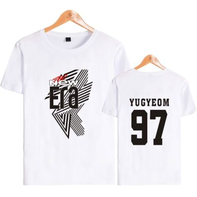 เสื้อยืดสําหรับผู้ชายF.Alimoo GOT7 2018 ยุคใหม่ 97 YUGYEOM เสื้อยืดผ้าฝ้ายผู้ชาย &ผู้หญิง ขนาด pR^