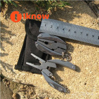 I Know Pocket Multitools Plier 1Pc Outdoor Mini PortableFolding Muilti-Functional Plier Clamp Keychain Hiking Camping Tool