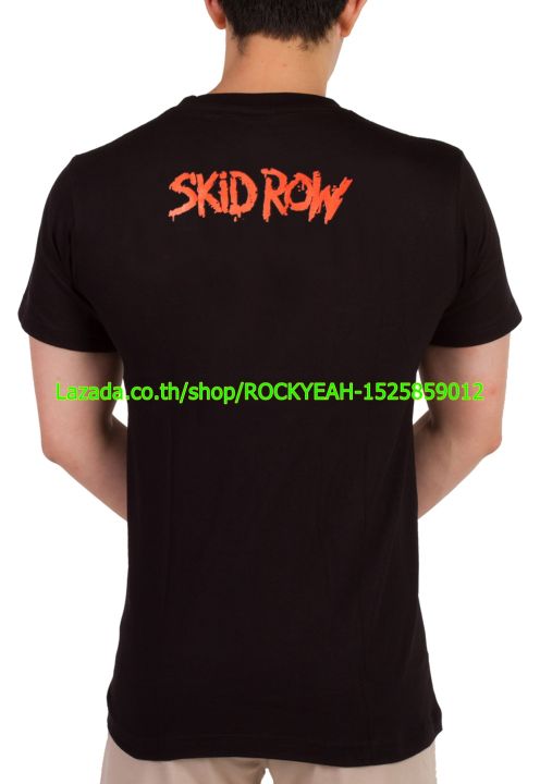 เสื้อวง-skid-row-เสื้อใส่สบาย-rock-สคิด-โรว์-ไซส์ยุโรป-rdm1397