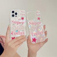 เคสโทรศัพท์มือถือ กันลื่น ลายภาษาอังกฤษ สําหรับ iPhone 14 13 max 12