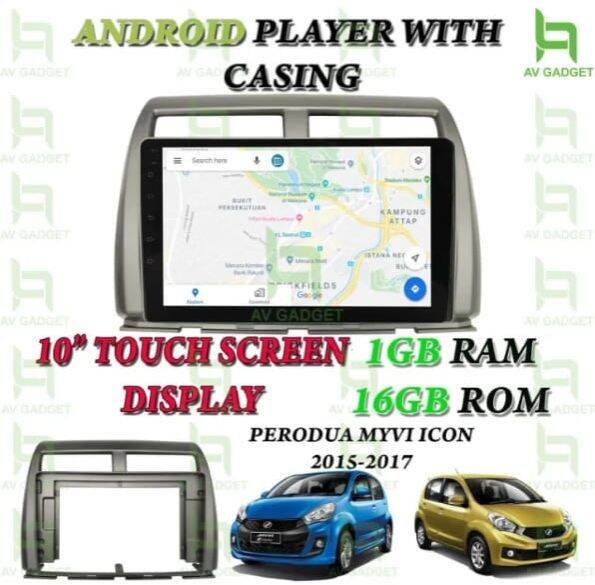 [Free Reverse Camera] Perodua Myvi Icon Lenco 10" Car Android Player