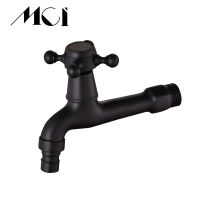 Longest Faucet Outdoor Garden Black Brass Tap Wall Mount Bathroom Corner Washing Machine Faucet Bath Toilet Mop Pool Bibcock Mci