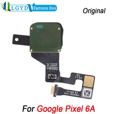 Kabel fleksibel Sensor sidik jari asli untuk Google Pixel 6A bagian pengganti