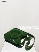 Large capacity tote bags minimalist female senior texture commuter green one shoulder big bag steamed stuffed bun shopping