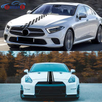 2021 Universal Styling Car Hood Cover Decal Long Tape Car Vinyl Film Wrap Decal Racing Sports DIY Decals Car Tuning Accessories