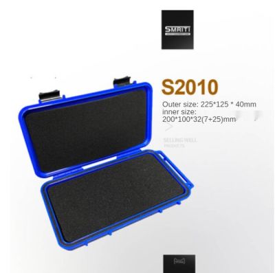 Blue Heritage กล่องป้องกันพลาสติกมัลติฟังก์ชัน,กล่องเก็บเครื่องมือของมีค่าขนาดเล็กพร้อมซับโฟมปี2010
