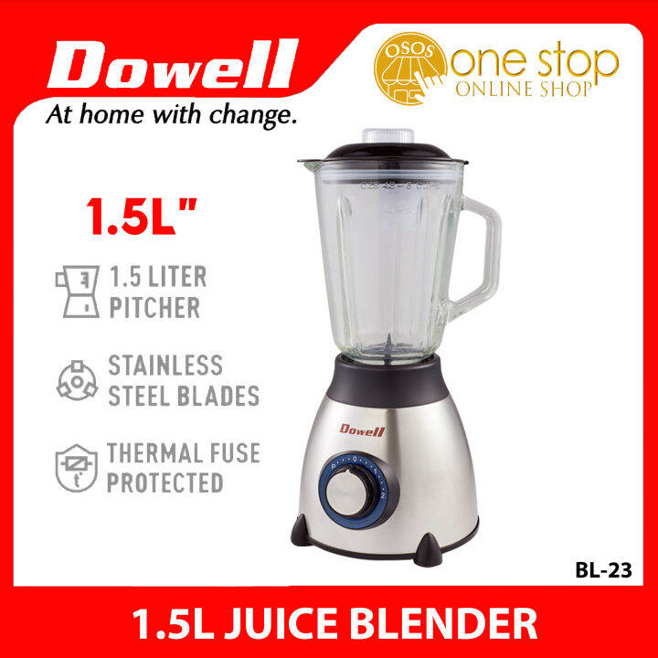Dowell Original 1.5 Liter Juice Blender Shaker with Ice Crusher BL23