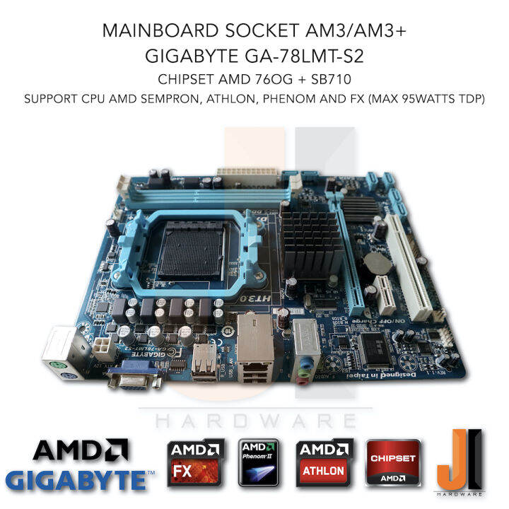 mainboard-gigabyte-ga-78lmt-s2-socket-am3-am3-95-watts-tdp-มือสอง