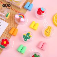 1pair/box Ear Plugs Earplugs Noise Reduction Ear Plug Foam Sleep Anti Noise Reduction Music Cancelling Insulation Earplug