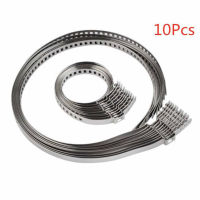 10Pcs Universal สแตนเลสเพลา CV Joint Boot Crimp Clamp Kit Driveshaft CV Boot Clamp 31- 41มม. 70- 127มม. ปรับ