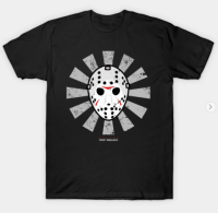 Classic Jason Voorhees Retro Japanese Friday 13th T-Shirt Mens 100% Cotton Round Neck Short Sleeve T-Shirt