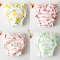 [Usurpon]Baby Cotton Training Pants Panties Fruit Prints Baby Diapers Reusable Cloth Diaper Washable Infants Children Nappy Cloth Diapers