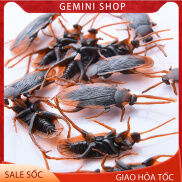 Combo 5 Đồ chơi con gián nhựa tinh nghịch bằng nhựa dẻo trang trí Halloween