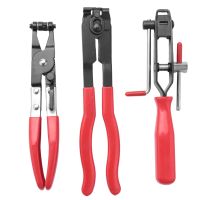 3Pcs Cv Joint Boot Clamp Pliers Car Banding Hand Tool Kit Set For Use Multifunctional With Coolant Hose Fuel Hose Clamps Tools