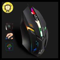 K2 Optical RGB Gaming Mouse เมาส์เกมมิ่ง ออฟติคอล ความแม่นยำสูงปรับ DPI 800- 1600 เหมาะกับเกม MMORPG (BNS) FPS MoBA เกมคอมพิวเตอร์เดสก์ท็อปแบบมีสายเงียบเงียบ เม้าส์ cf esports lol