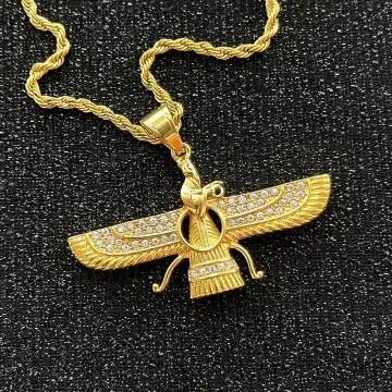 Zoroastrian Necklace, Ahura Mazda Jewelry