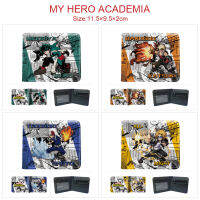 My Hero Academia กระเป๋าเงินผู้ชายการ์ตูนสำหรับเด็ก,หนังพียูสั้นนักเรียนหญิงกระเป๋าสตางค์อะนิเมะสีเต็มรูปแบบที่วางกระเป๋าเหรียญกระเป๋าเก็บบัตร0000