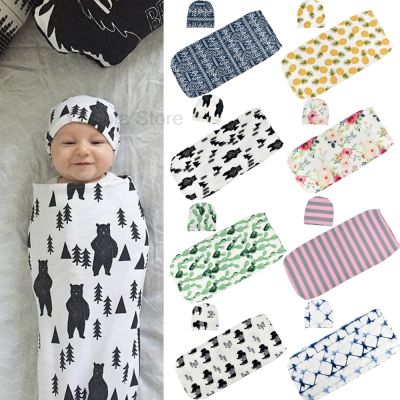 Baby Sleeping Bag Soft Cartoon Printing Newborn Receiving Blanket Infant Boys Girls Clothes Sleeping Wrap Swaddle For Seasons