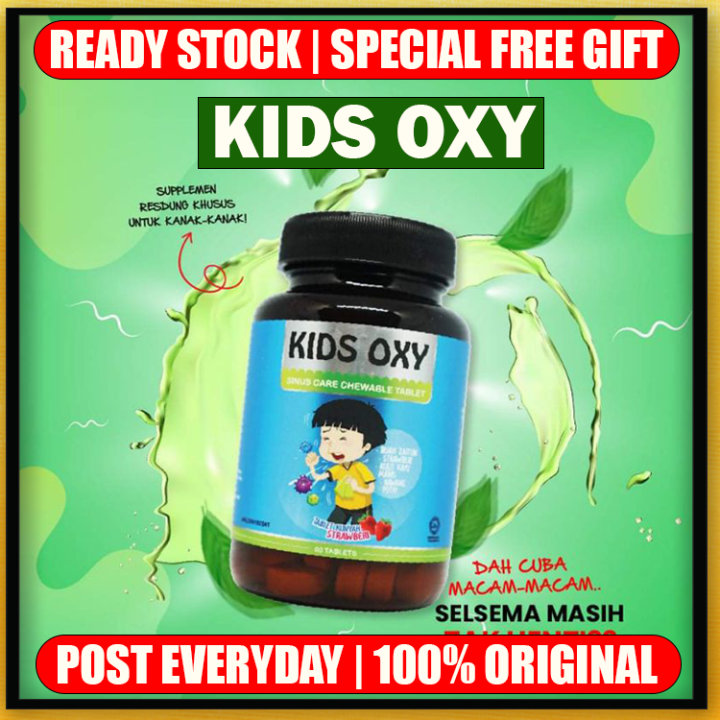 Kids Oxy Sinuscare Hilangkan Resdung Anak Kids Oxy Sinus Tablet Resdung ...