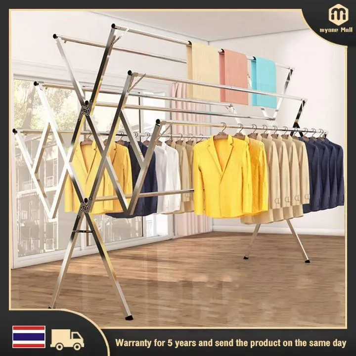 NEW 🔥🔥MEM【9112】Foldable Mobility Stainless Steel Clothes Hanger ...