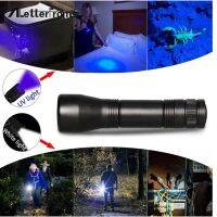 More Lampu Senter UV lm LED UV 5 Mode Zoomable 395nm Warna Hitam【Ready Stock】