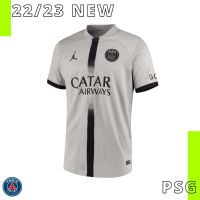 2022 2023 ล่าสุด เสื้อกีฬาแขนสั้น ลายทีมชาติฟุตบอล Paris Saint Germain psg 2022 23 ชุดเยือน